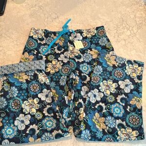 Vera Bradley Mod Blue Floral PJ Pant